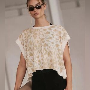 NWT Free People Movement My Time Raving Leopard Tank